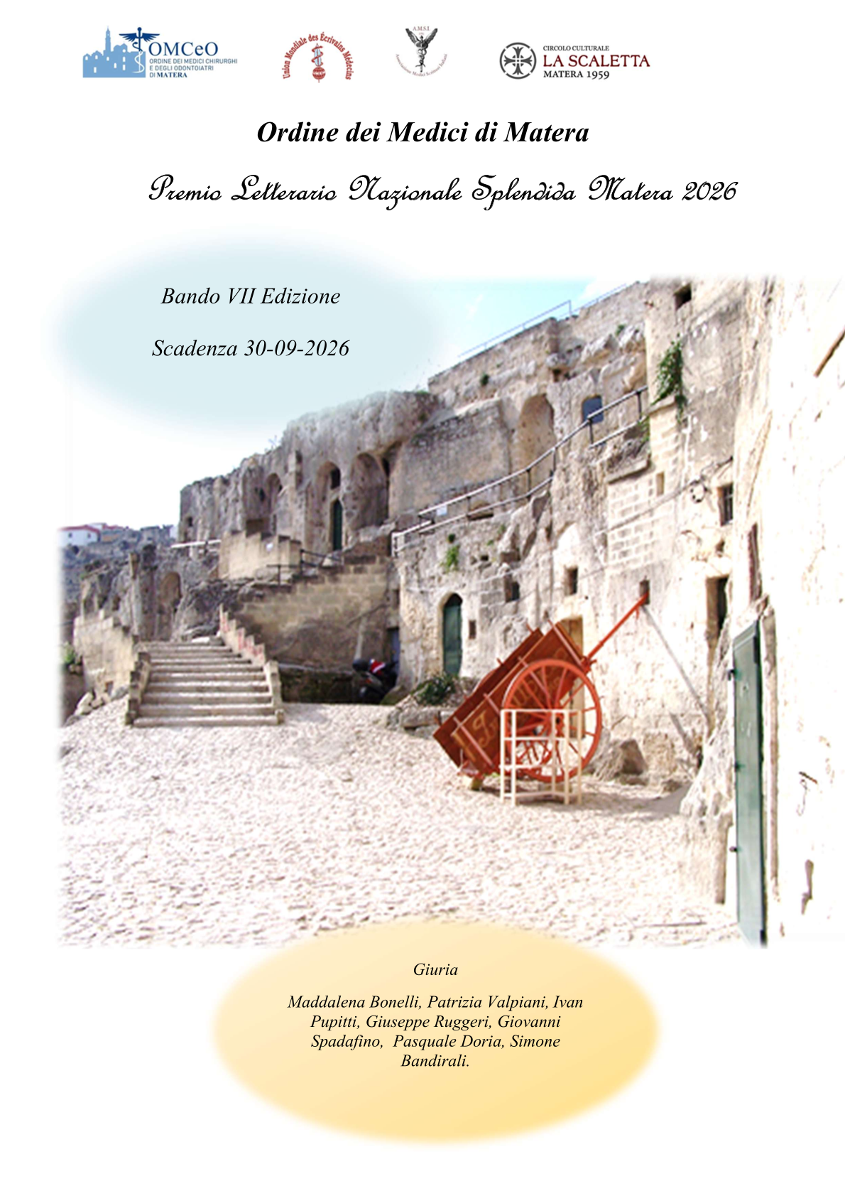 Clicca per accedere all'articolo Premio Letterario Nazionale  "Splendida Matera" 2026 VII Edizione