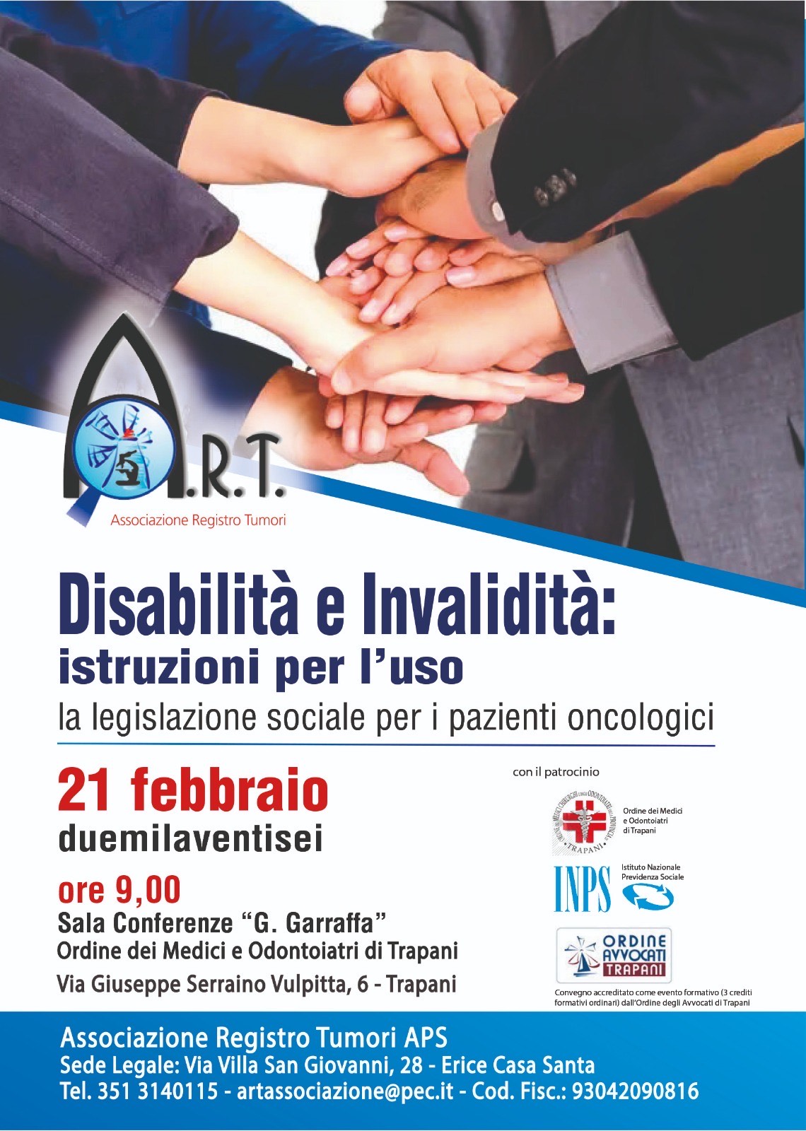 Clicca per accedere all'articolo EVENTO A.R.T. 21 febbraio 2026